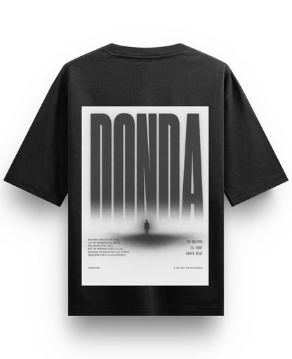 Black Oversized T-shirt Back Design