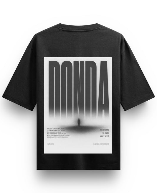 Black Oversized T-shirt Back Design