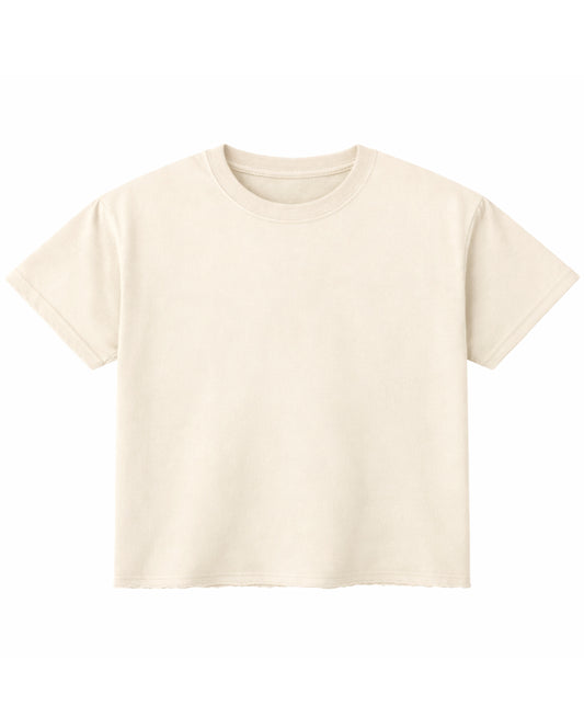 Off White Boxy Fit T-shirt Front Design