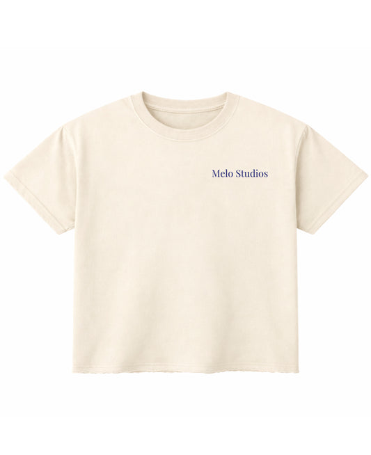Off White Boxy Fit T-shirt Front Design