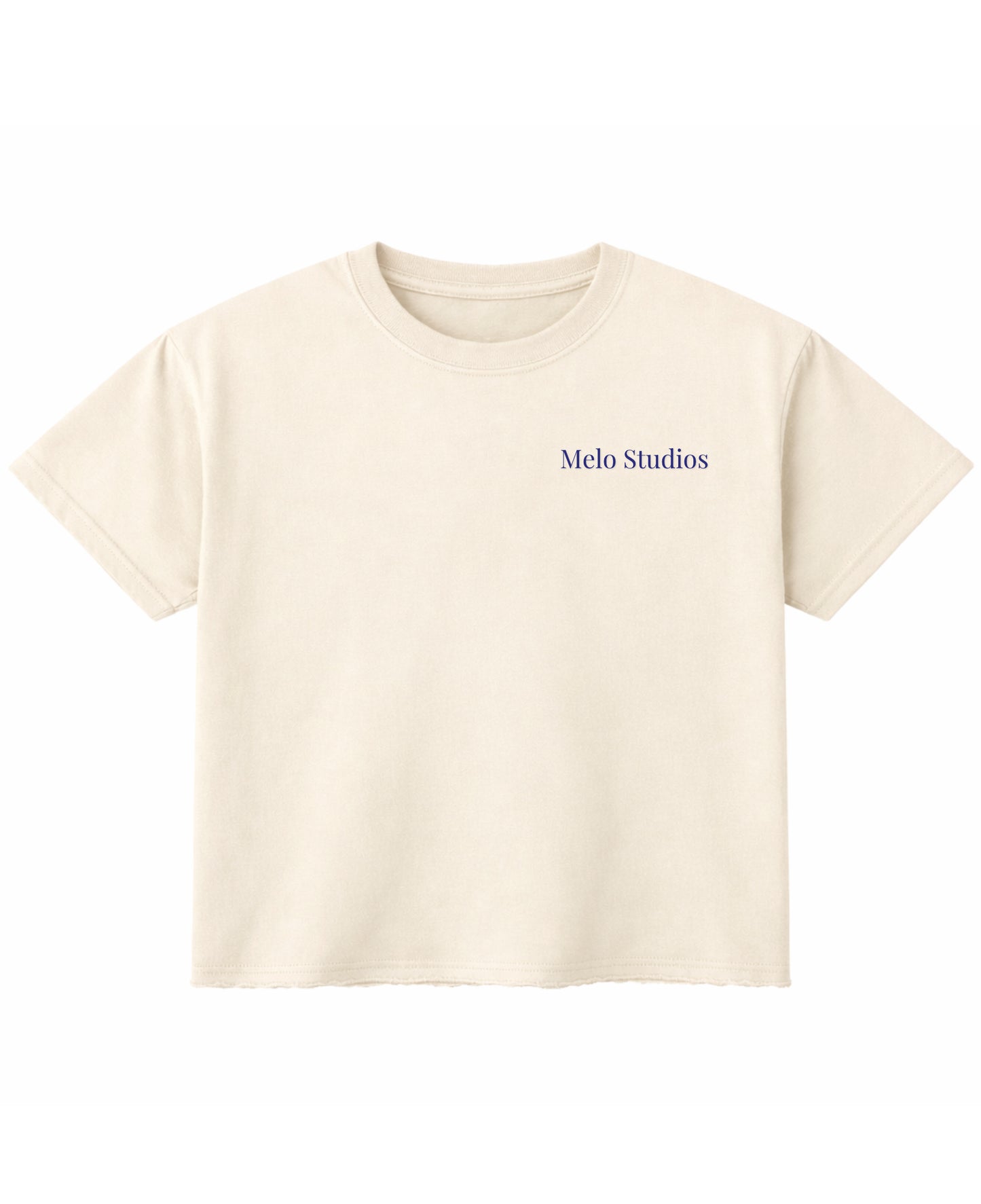 Off White Boxy Fit T-shirt Front Design