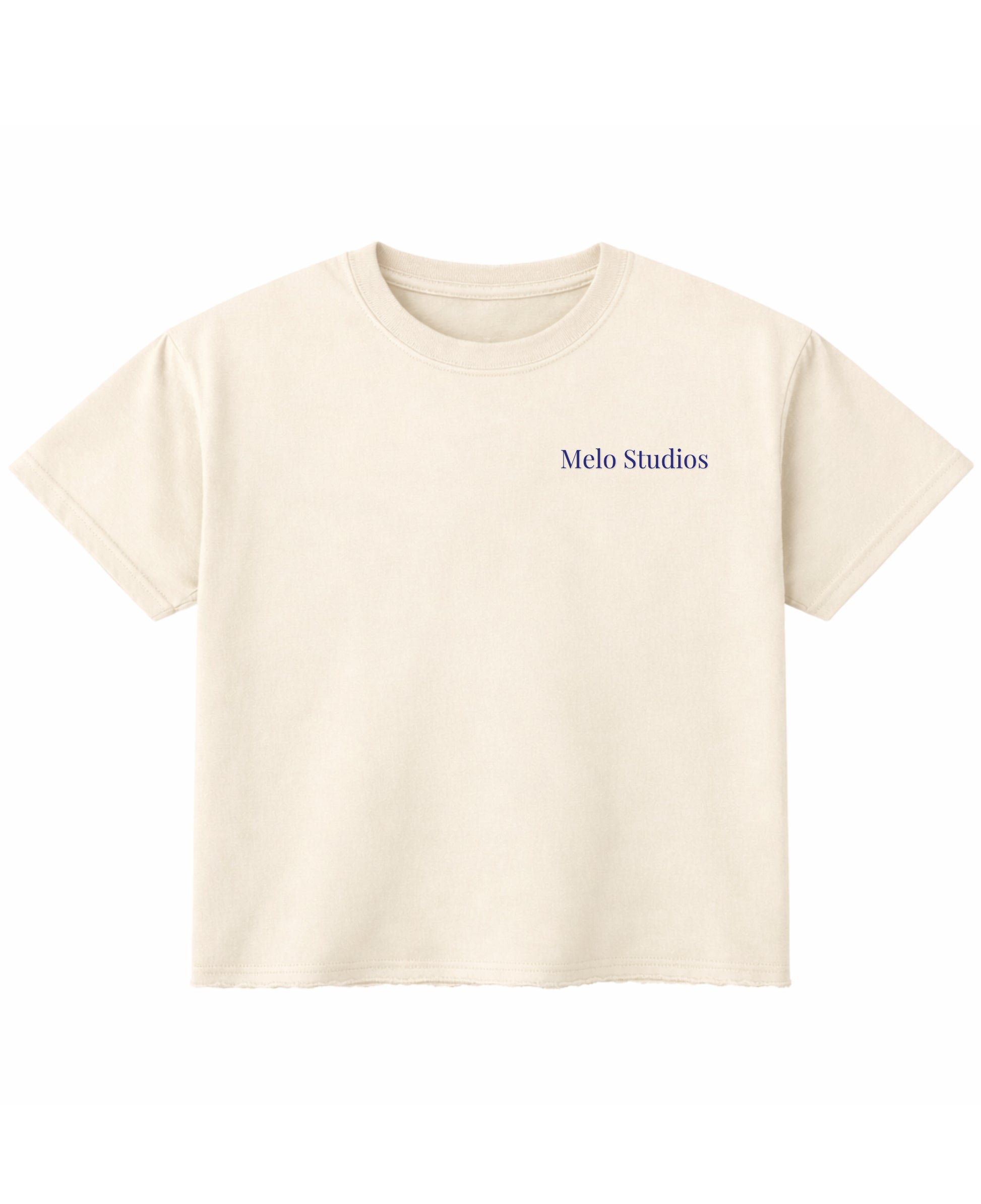 Off White Boxy Fit T-shirt Front Design