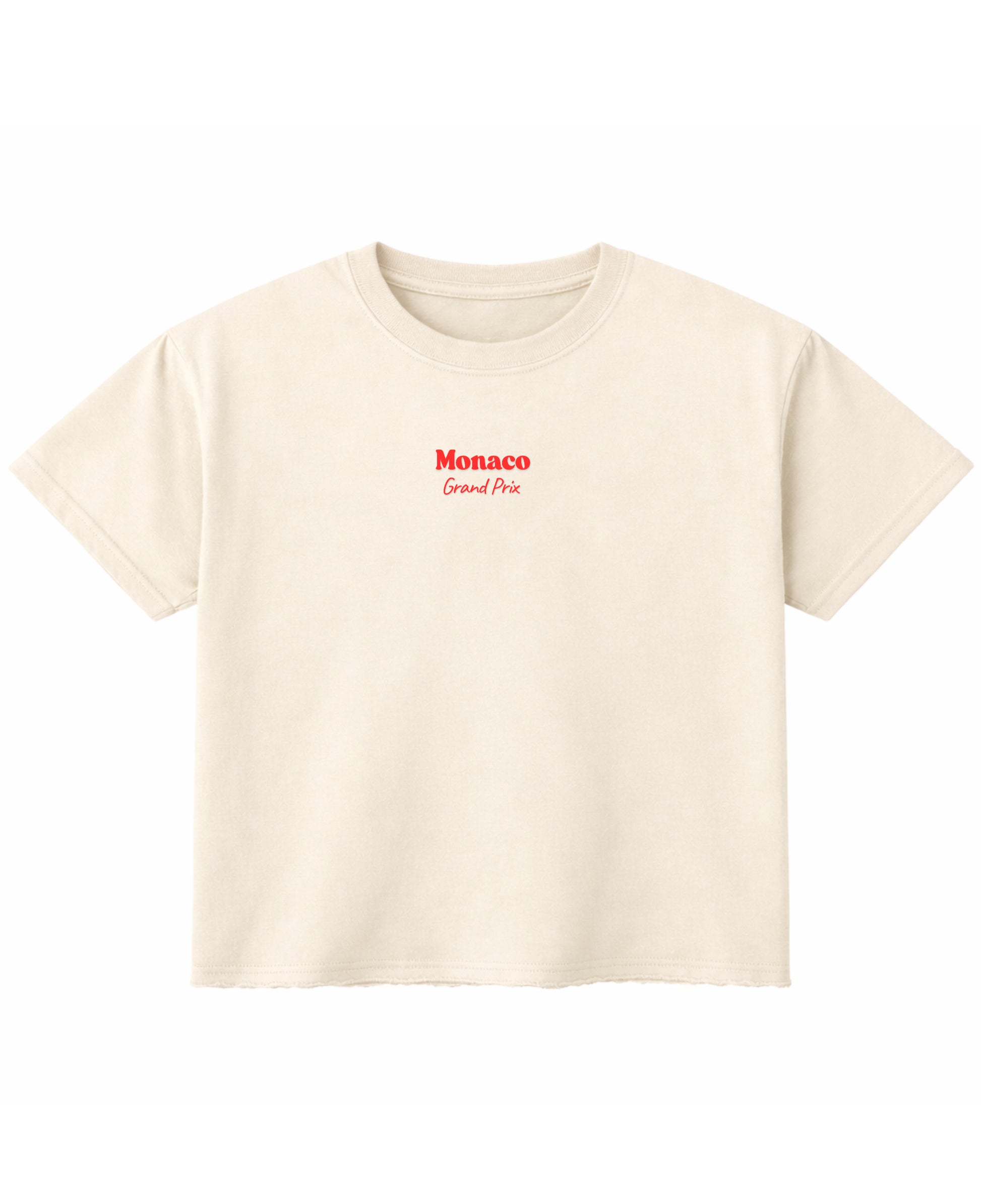 Off White Boxy Fit T-shirt Front Design