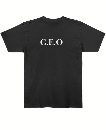 Black Regular Fit T-shirt Back Design