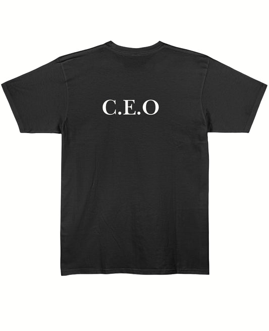 Black Regular Fit T-shirt Back Design